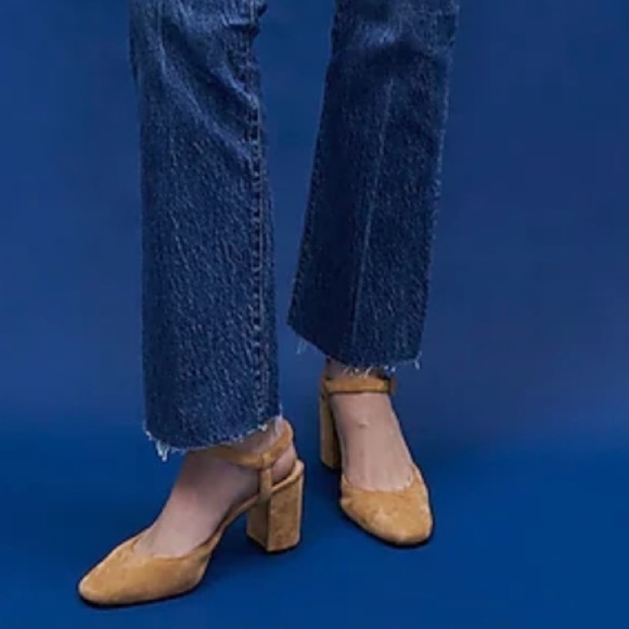 J. Crew Maisie ankle-strap pumps in suede - Picture 2 of 16
